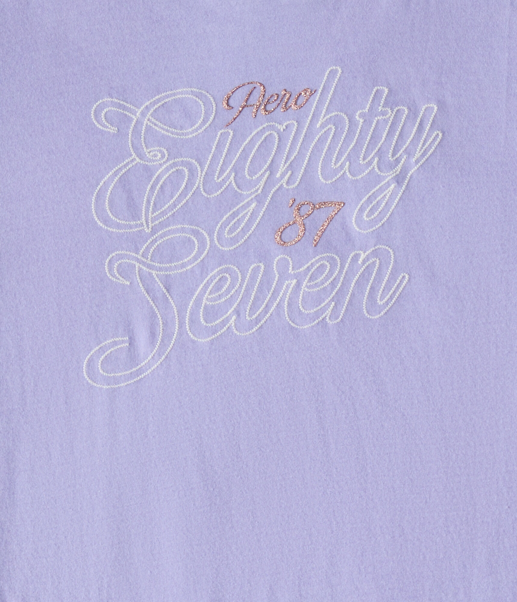 Aero Eighty Seven Glitter Graphic Tee