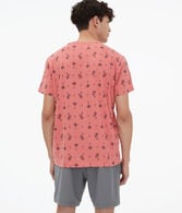 Palm Tree Print Graphic Tee
