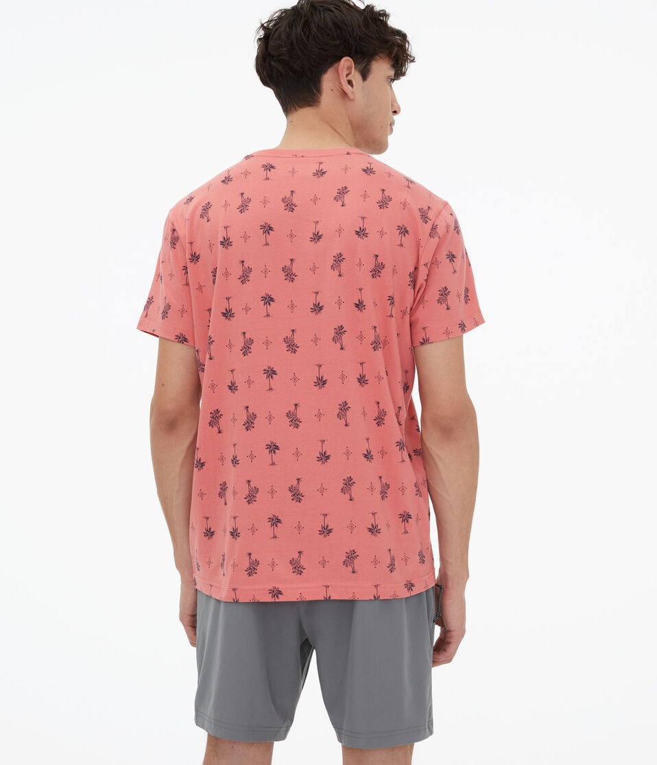 Palm Tree Print Graphic Tee