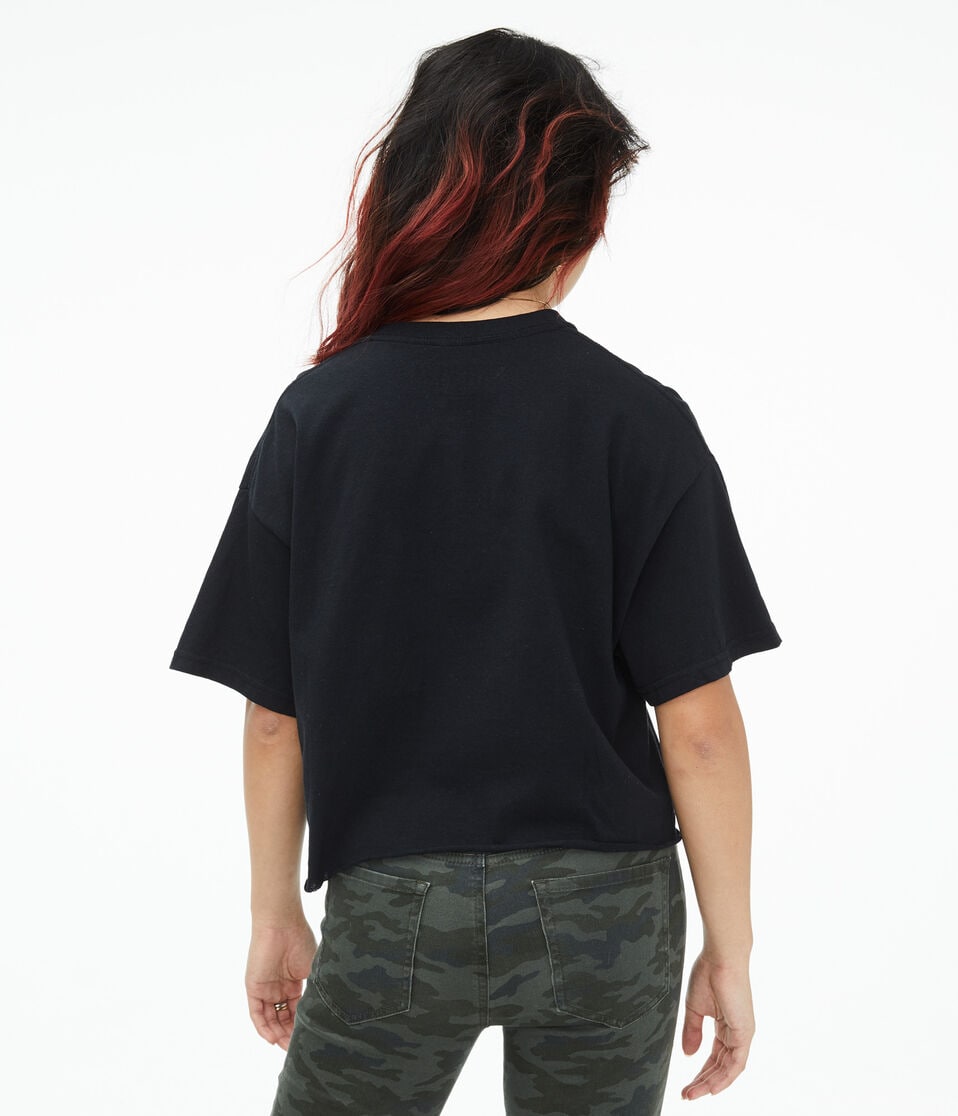 Nirvana Cropped Graphic Tee