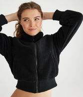 Sherpa Fleece Bomber Jacket