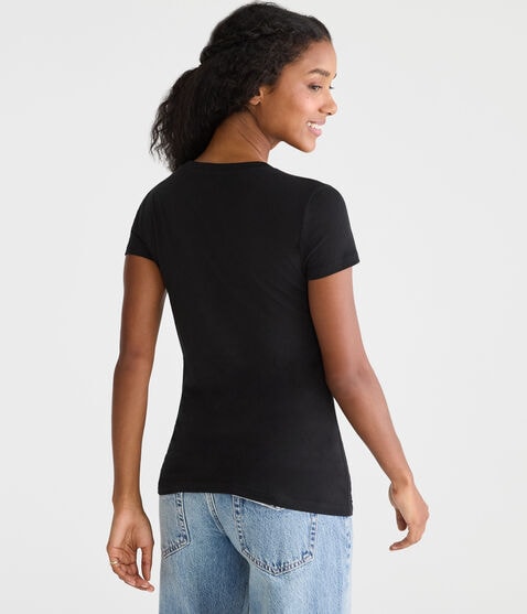 Aeropostale Roses Arch Graphic Tee Aeropostale Roses Arch Graphic Tee