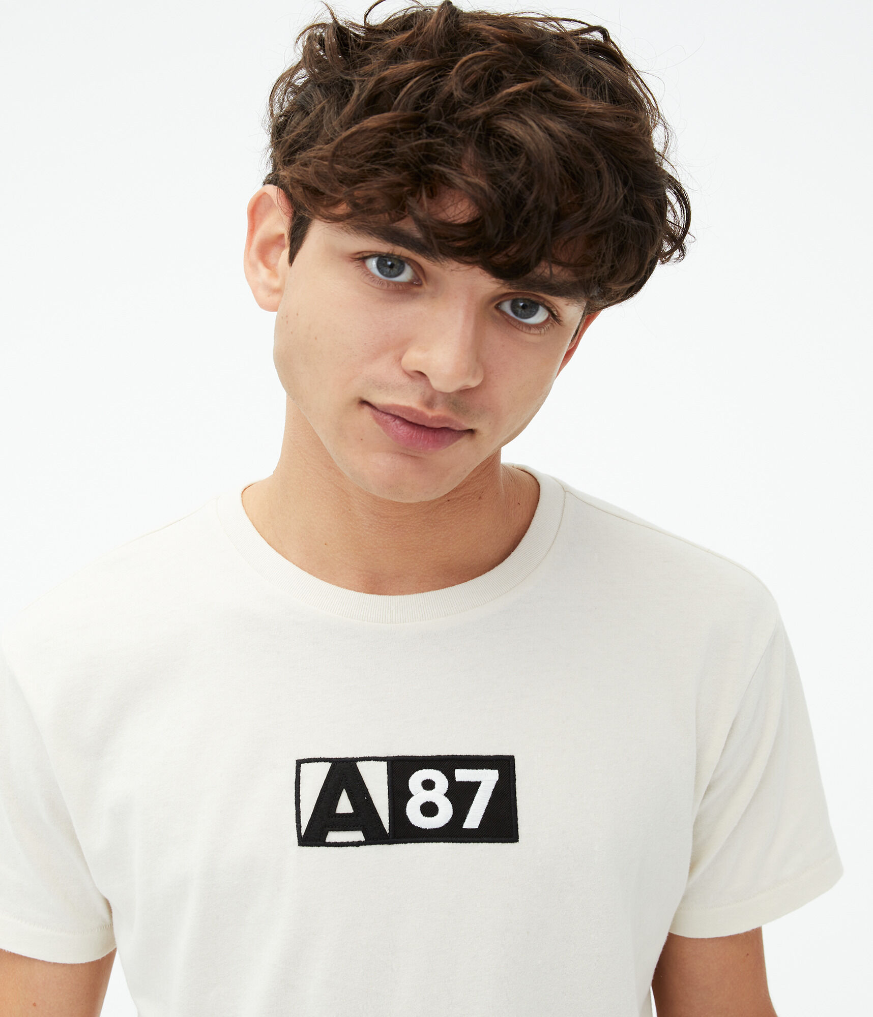 A87 Box Logo Appliqu&eacute; Graphic Tee