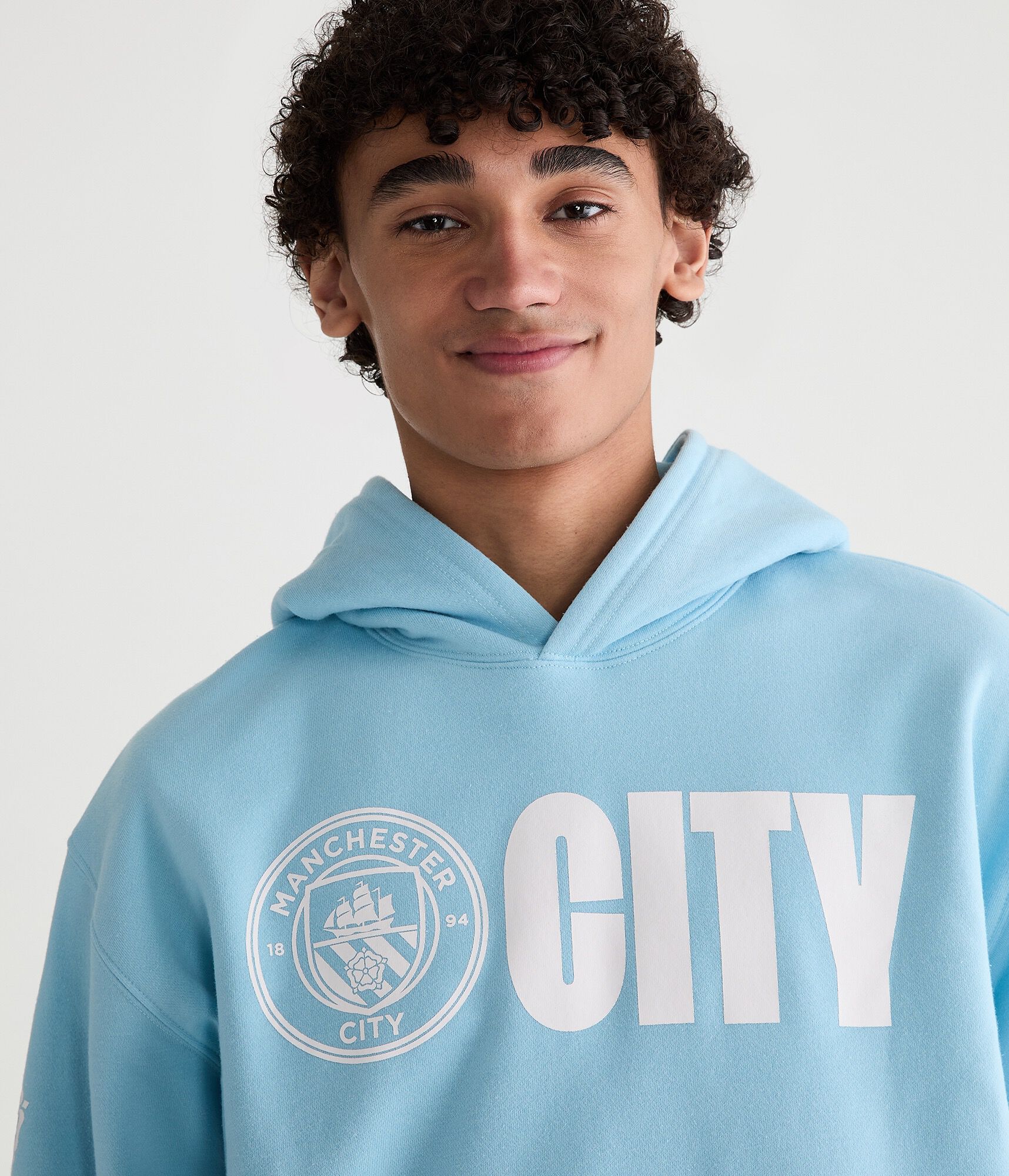Manchester City Football Pullover Hoodie