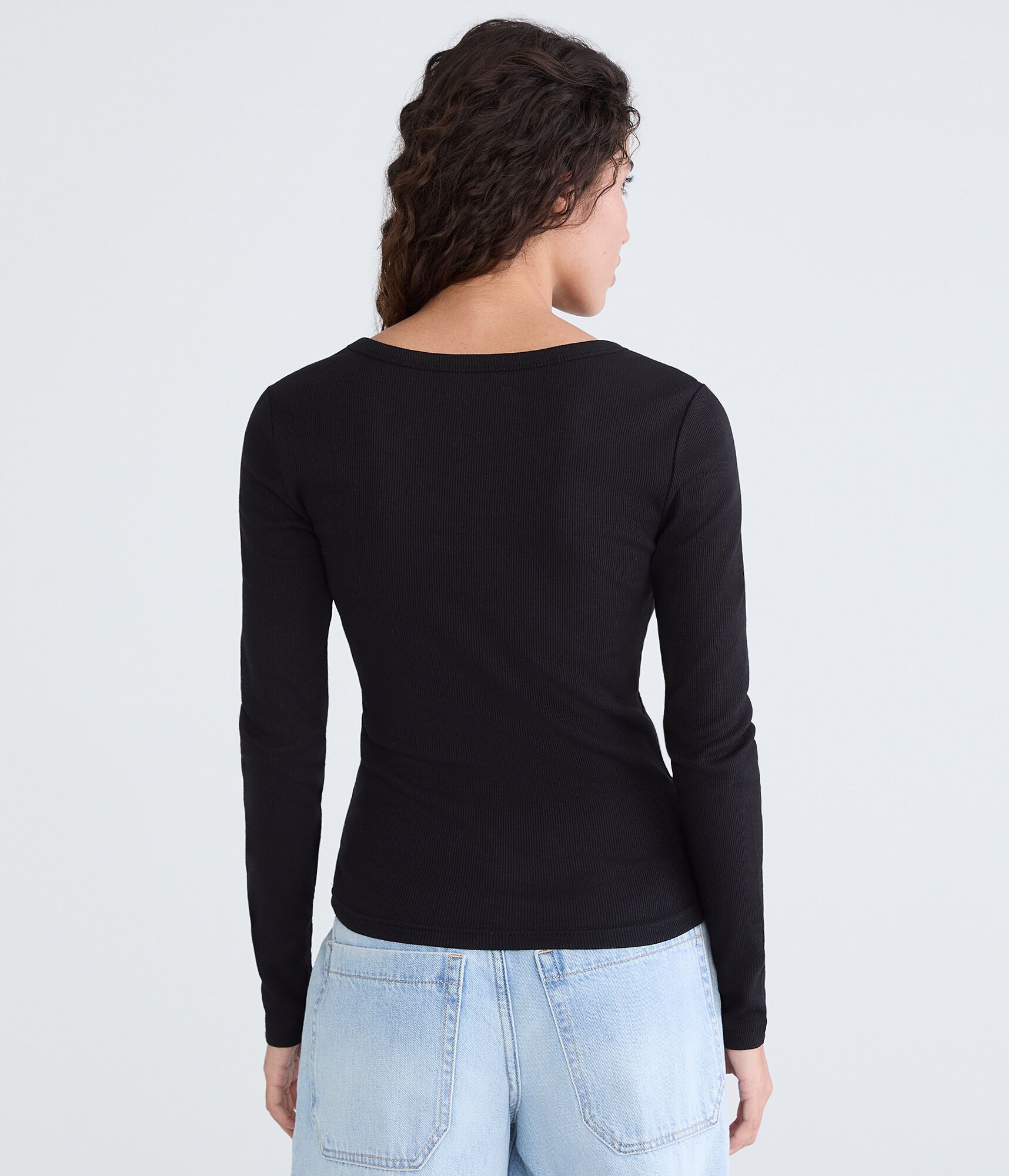 Long Sleeve Winged Heart Graphic Tee