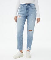 High-Rise Stretch Mom Jean