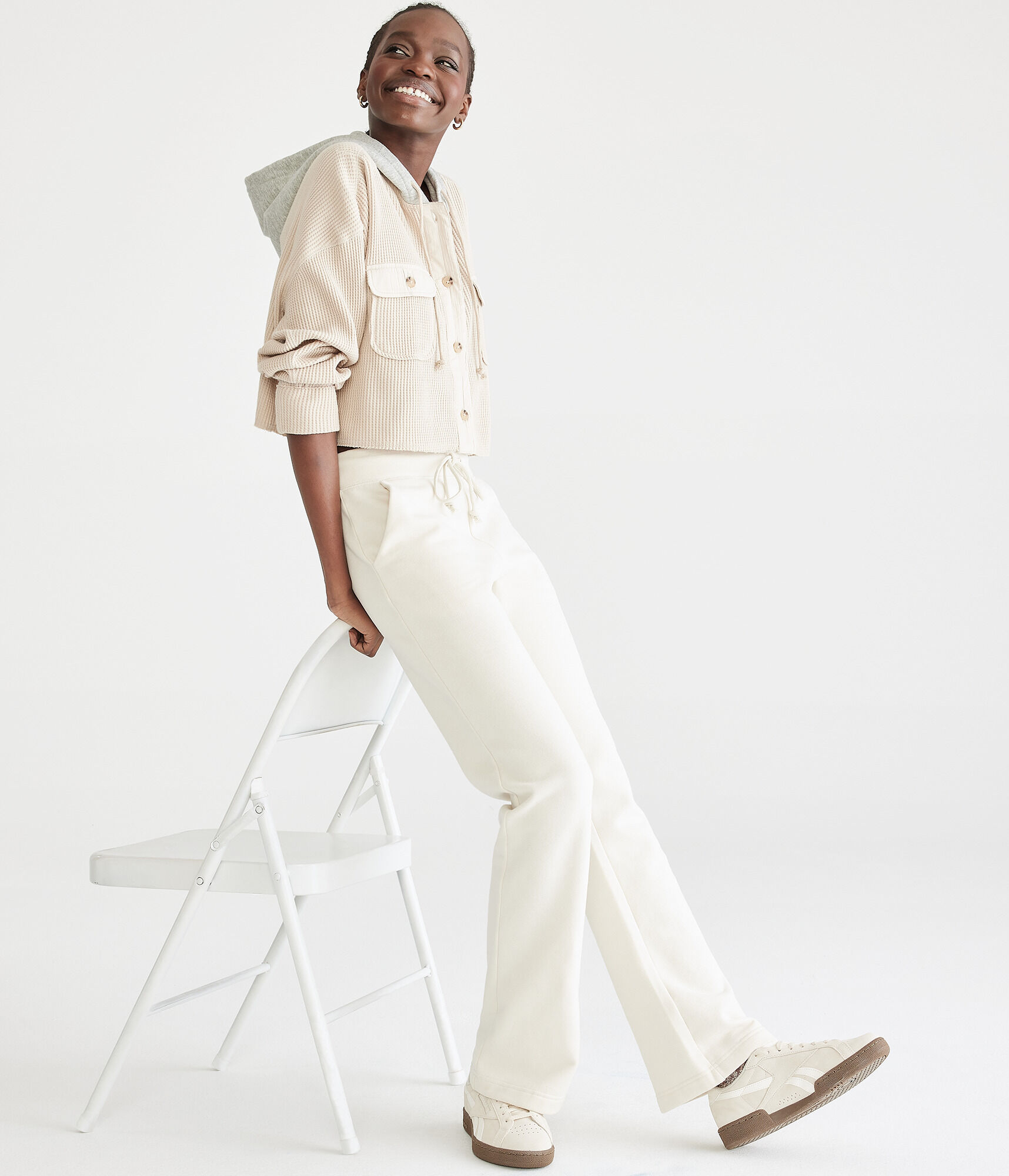 Flare High-Rise Sweatpants