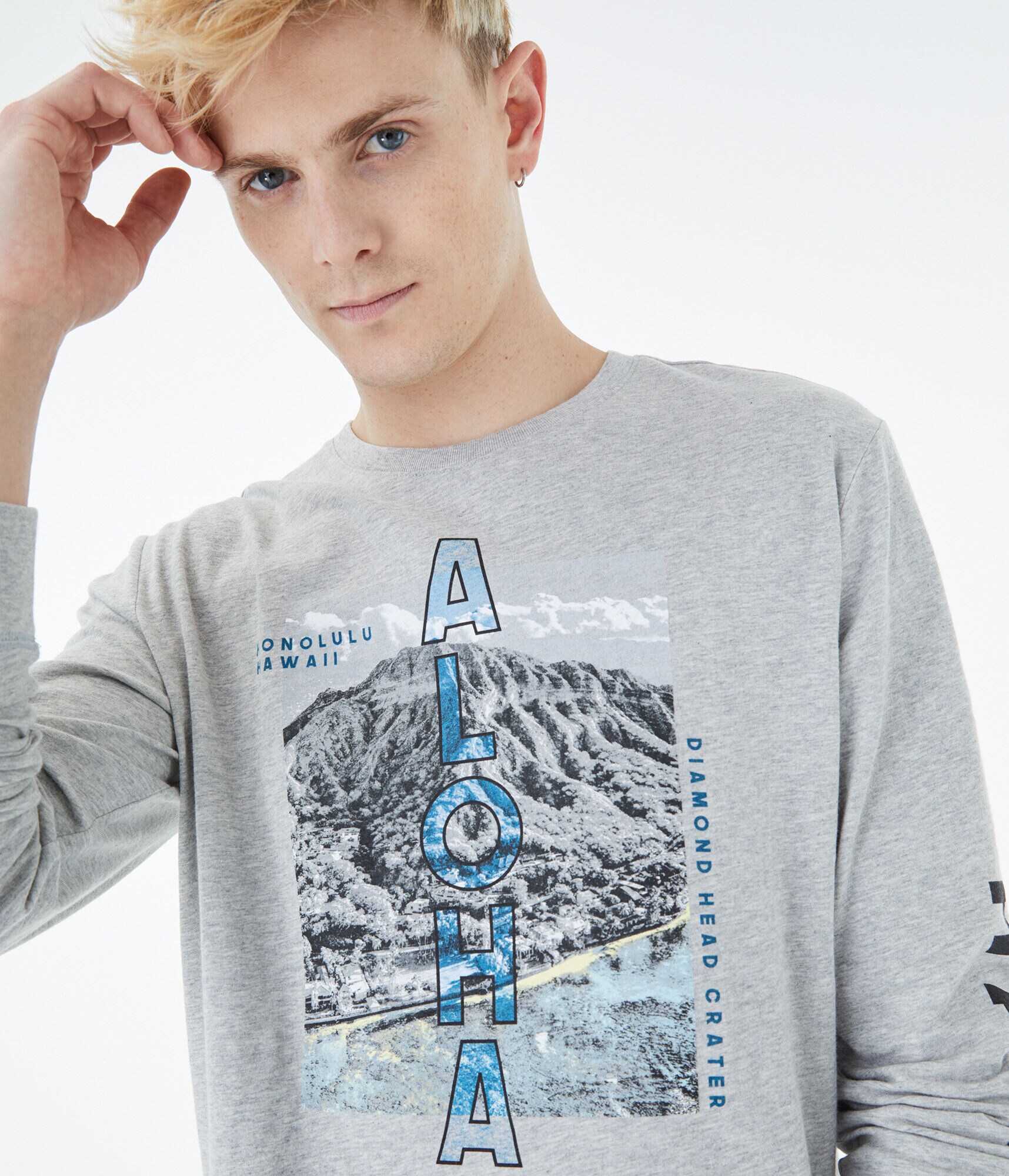 Long Sleeve Aloha Hawaii Graphic Tee