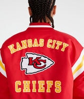 Kansas City Chiefs Striped Bomber Jacket