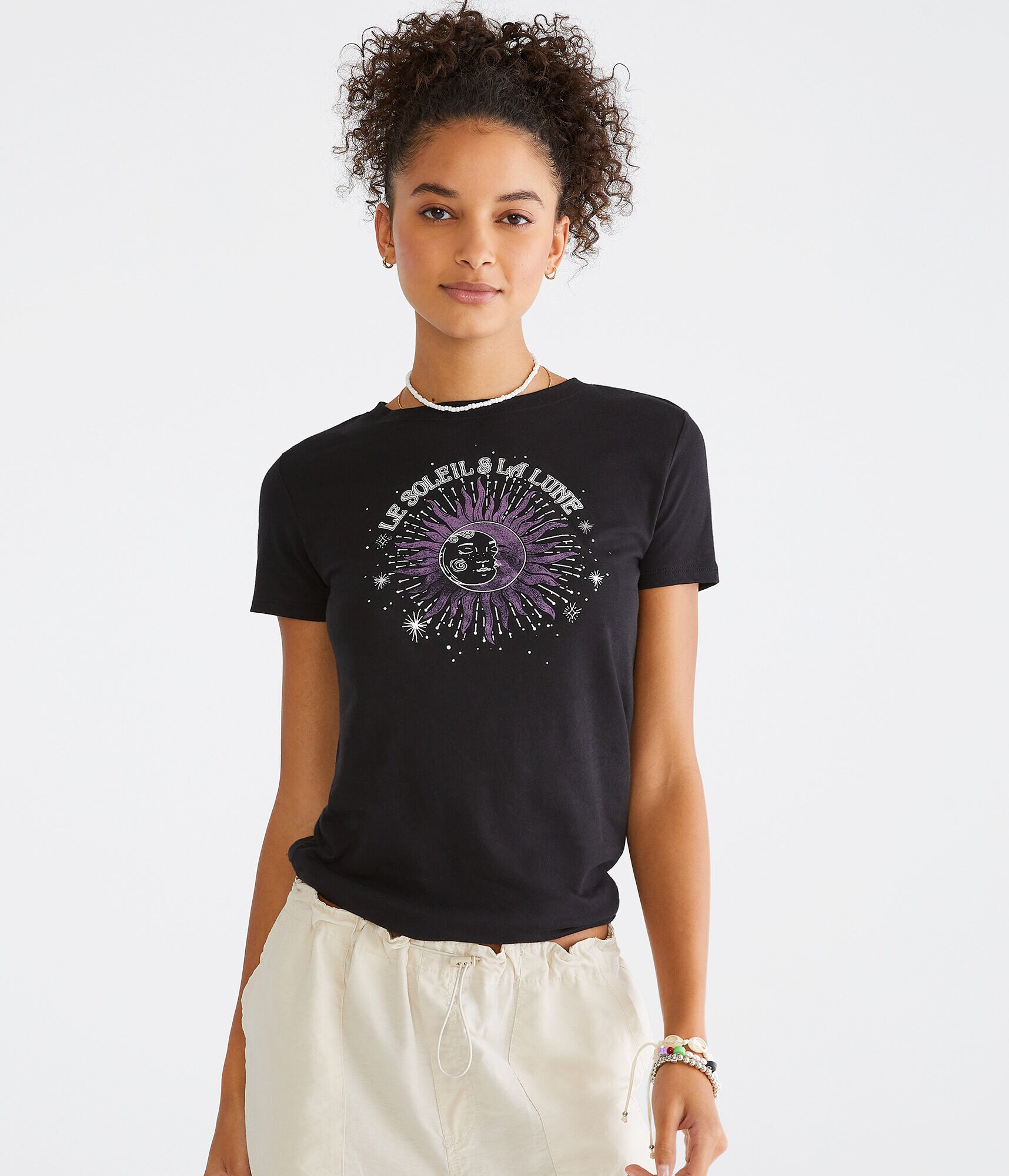 The Sun &amp; The Moon Foil Graphic Tee