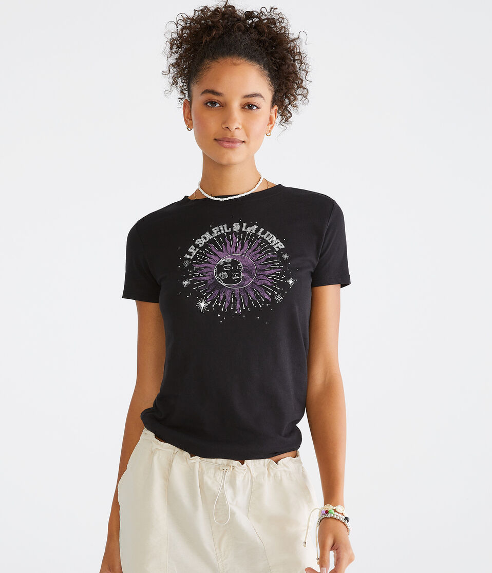 The Sun & The Moon Foil Graphic Tee