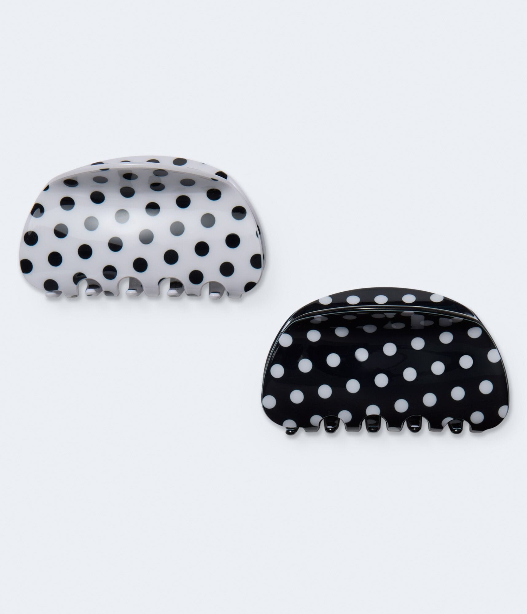 Polka Dot Claw Hair Clip 2-Pack
