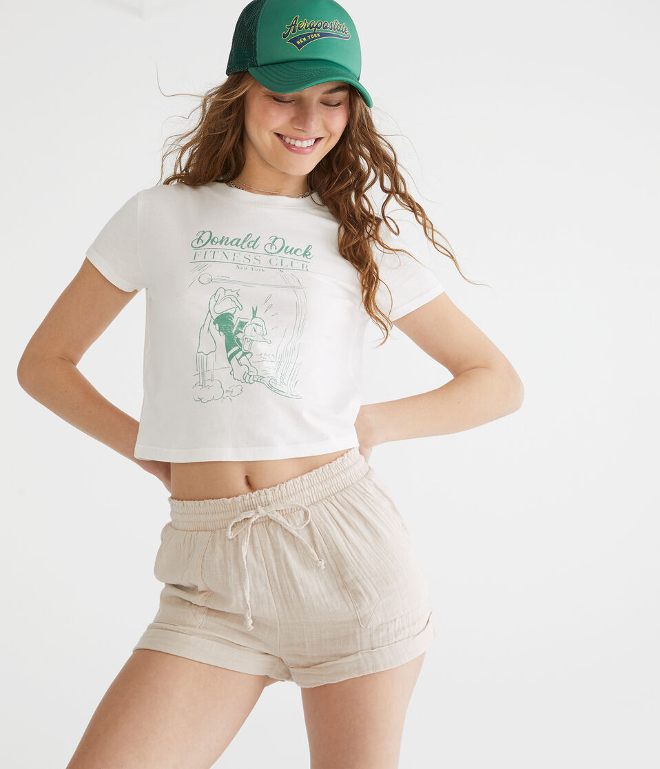 Donald Duck Fitness Club Vintage Fit Graphic Tee