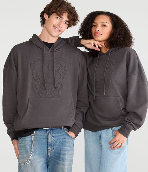 Hello Kitty | Aero Tonal Teddy Pullover Hoodie Hello Kitty | Aero Tonal Teddy Pullover Hoodie