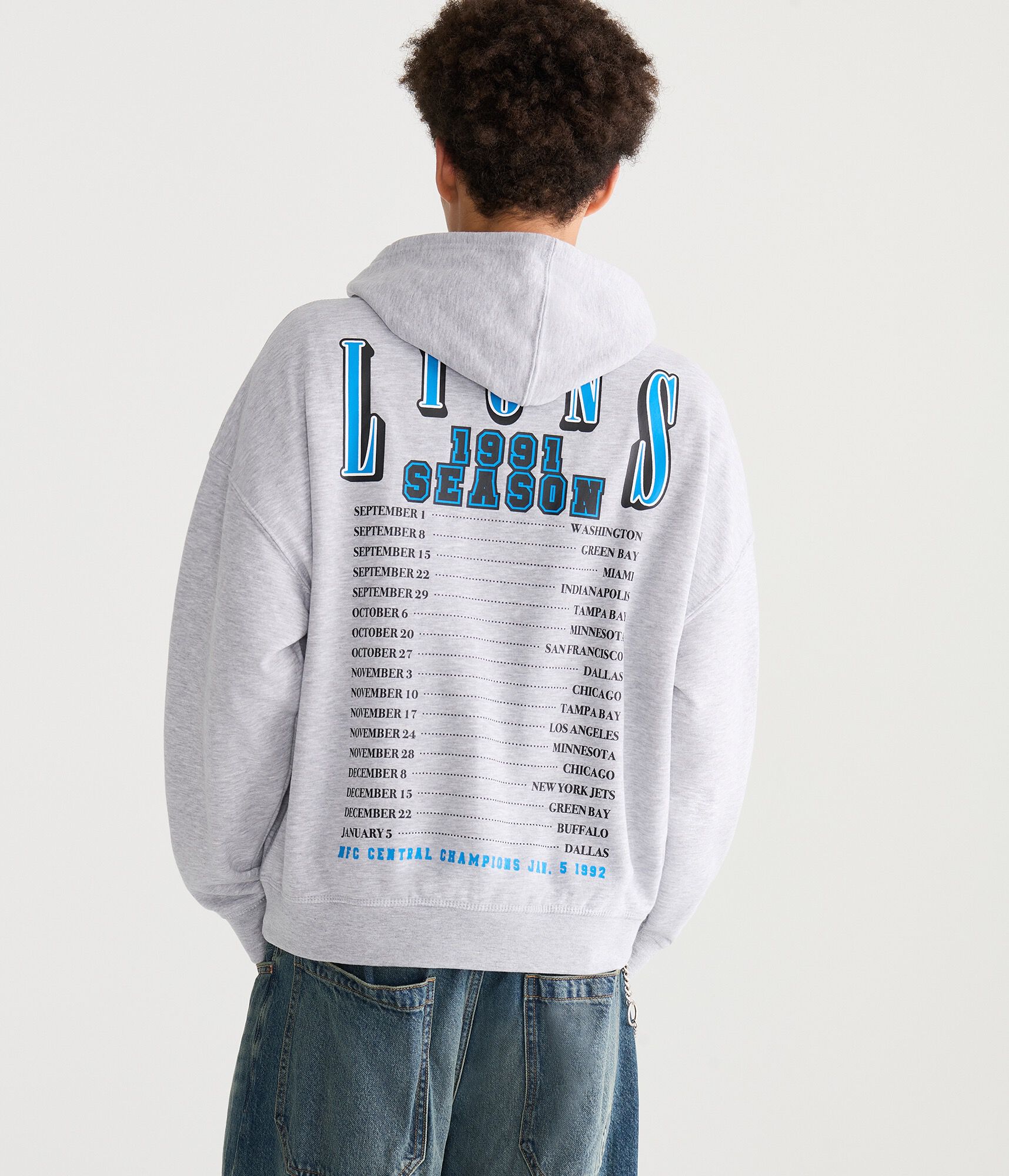Detroit Lions 1991 Season Pullover Hoodie