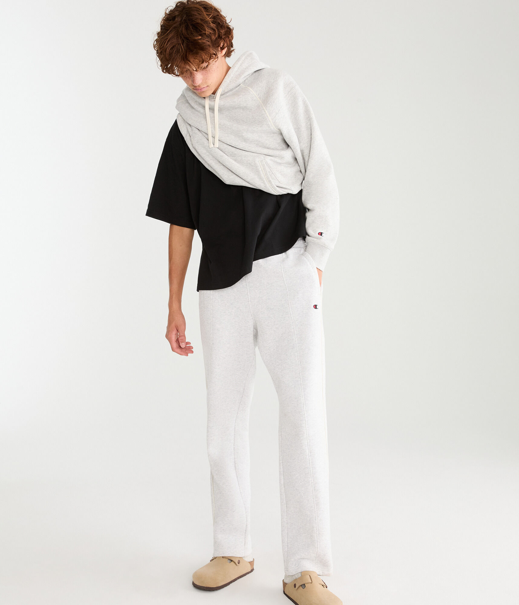 Champion Pintuck Straight Leg Sweatpants