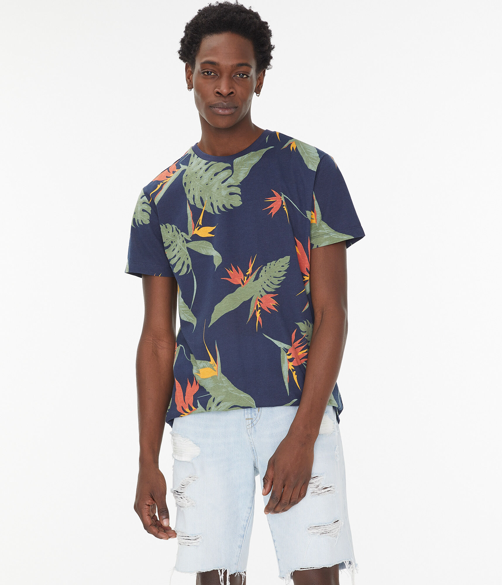 Tropical Floral Graphic Tee