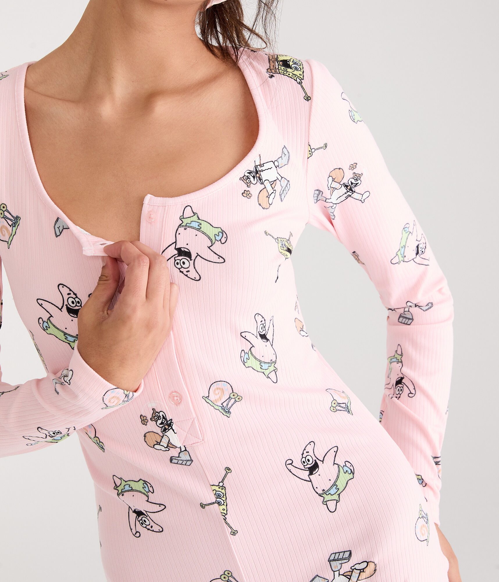SpongeBob x Aero Long Sleeve Sleep Romper