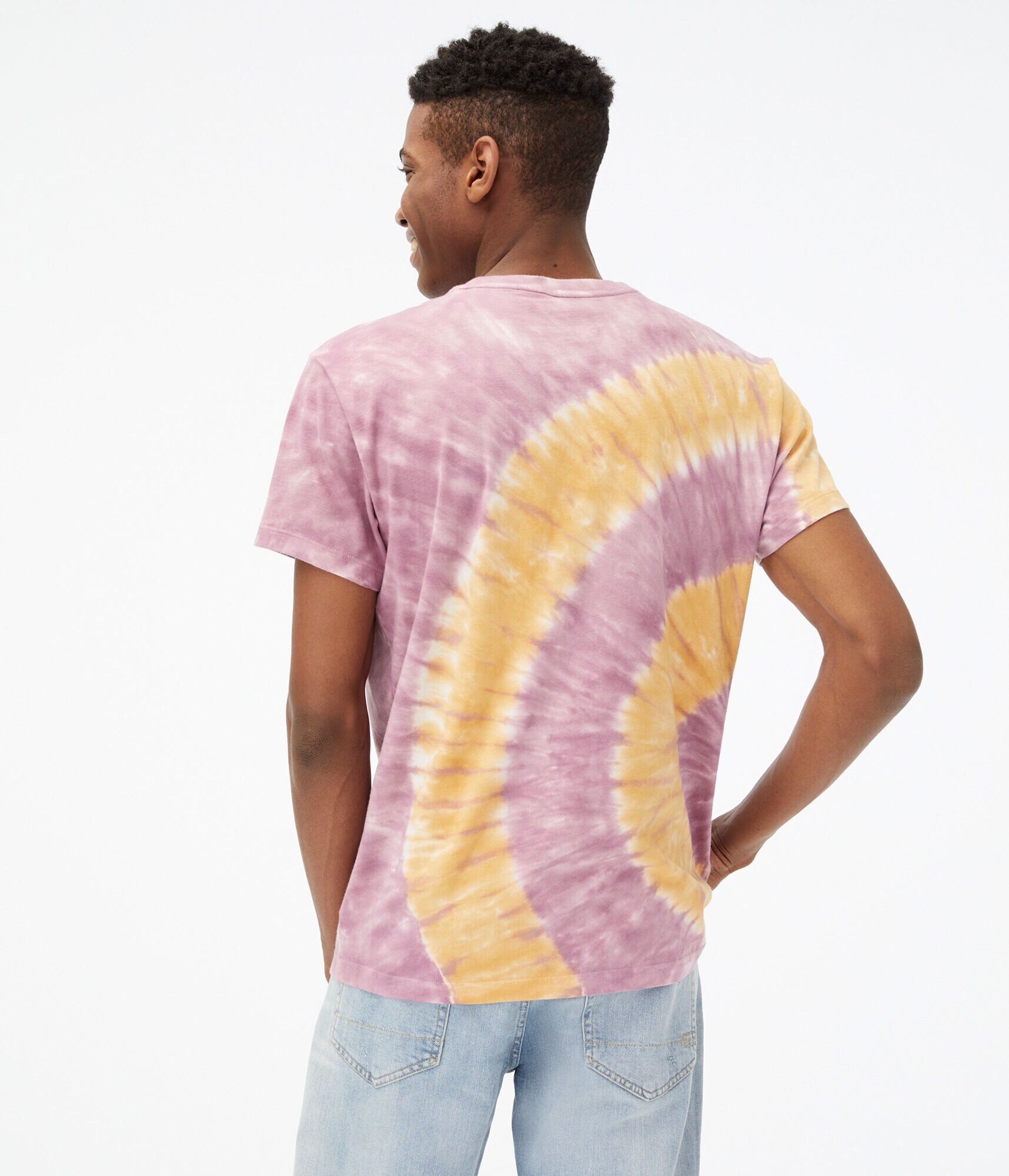 Peace On Earth Tie-Dye Graphic Tee