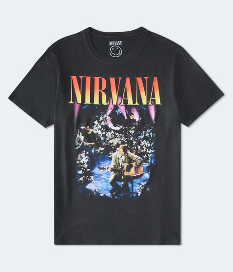 Nirvana Unplugged Relaxed Graphic Tee Nirvana Unplugged Relaxed Graphic Tee