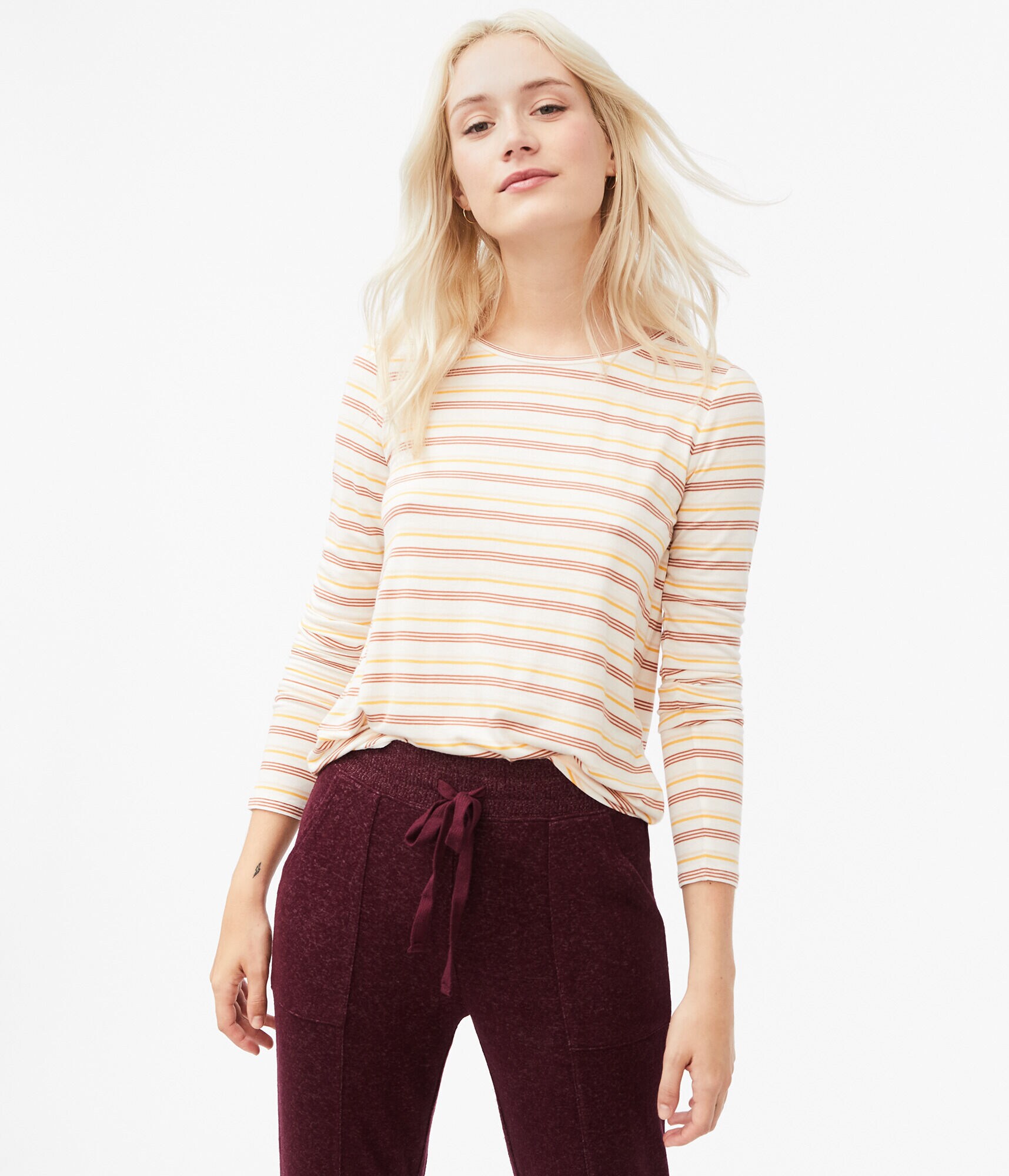 Long Sleeve Seriously Soft Striped Tee
