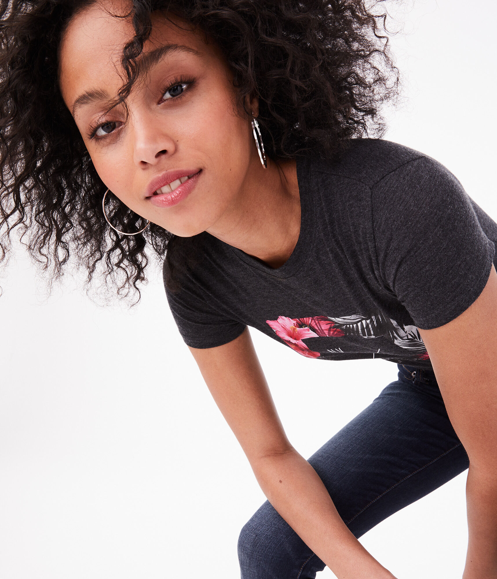 Free State Floral Square Graphic Tee