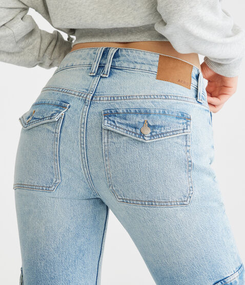 Flare Mid-Rise Cargo Jean Flare Mid-Rise Cargo Jean