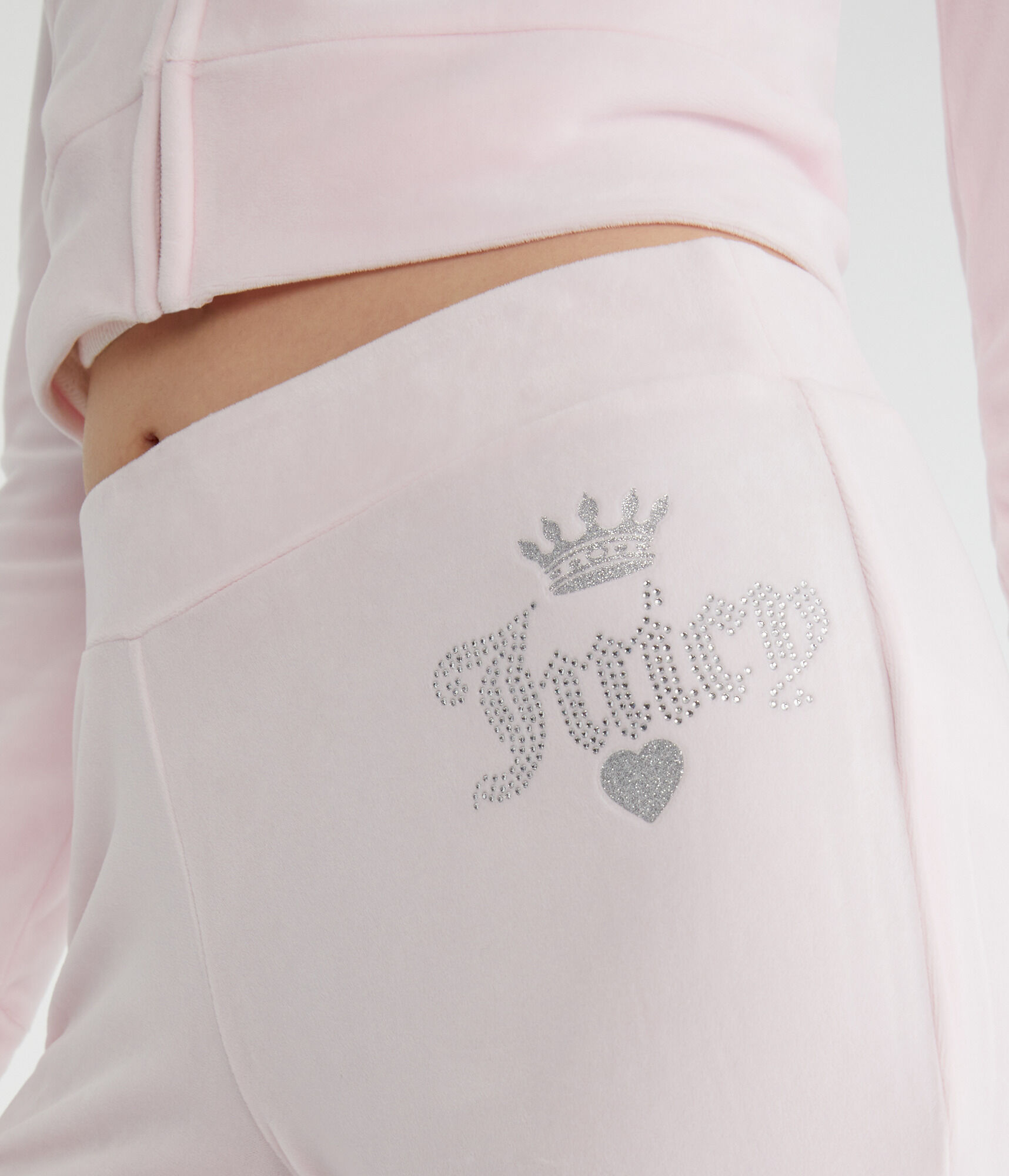 Juicy Couture Bling Velour Track Pants
