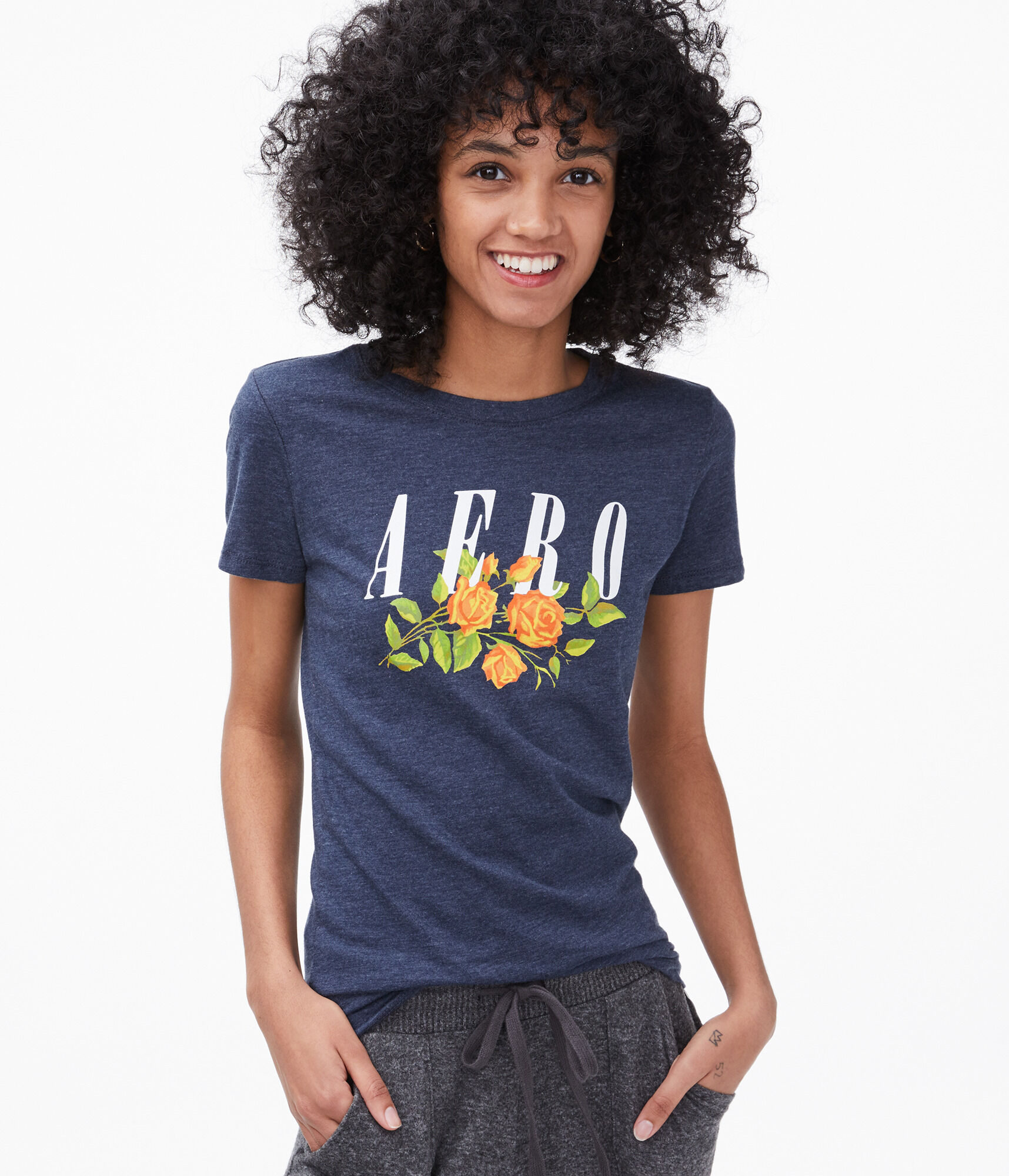 Aero Roses Graphic Tee