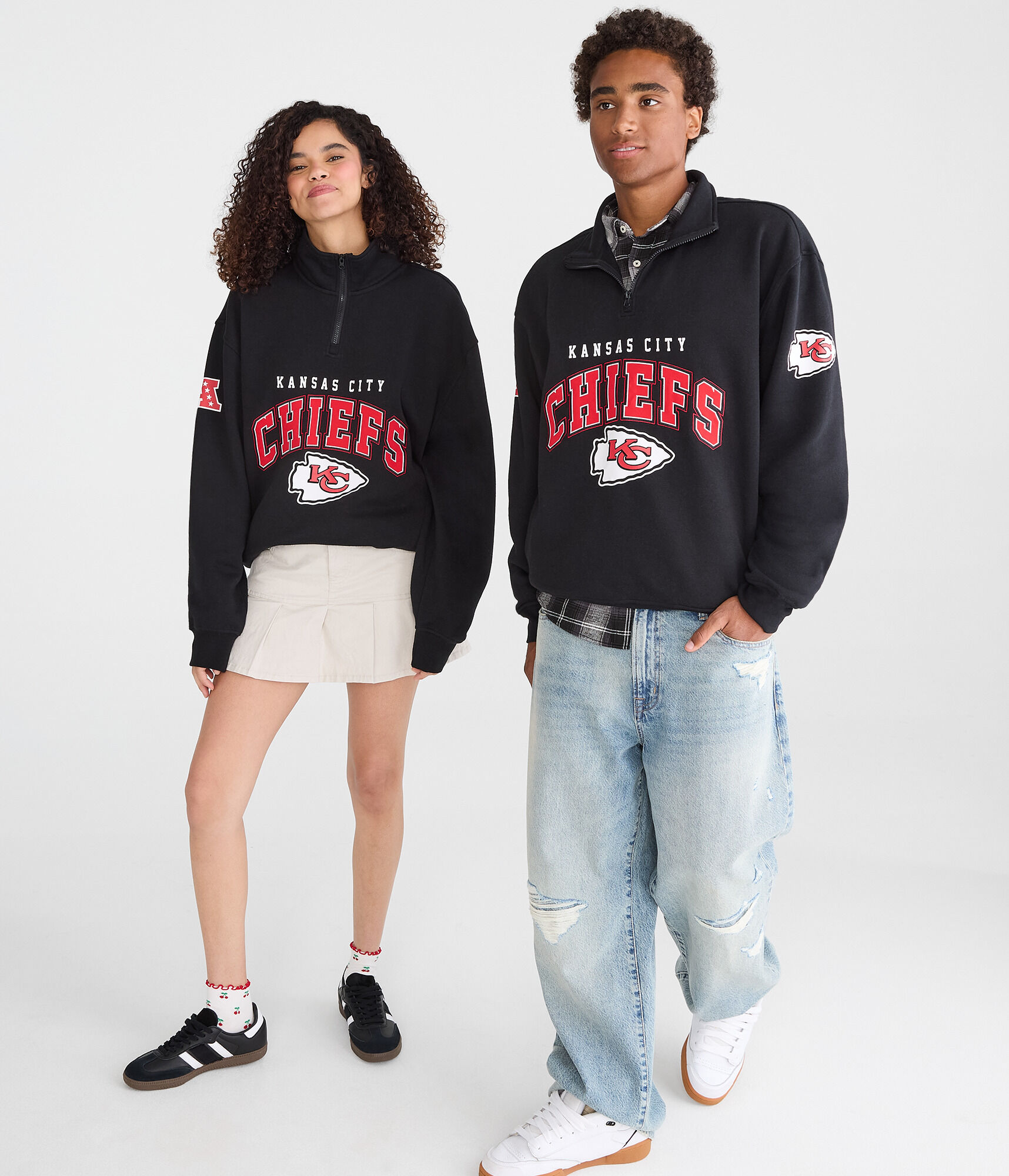 Kansas City Chiefs Quarter-Zip Sweatshirt