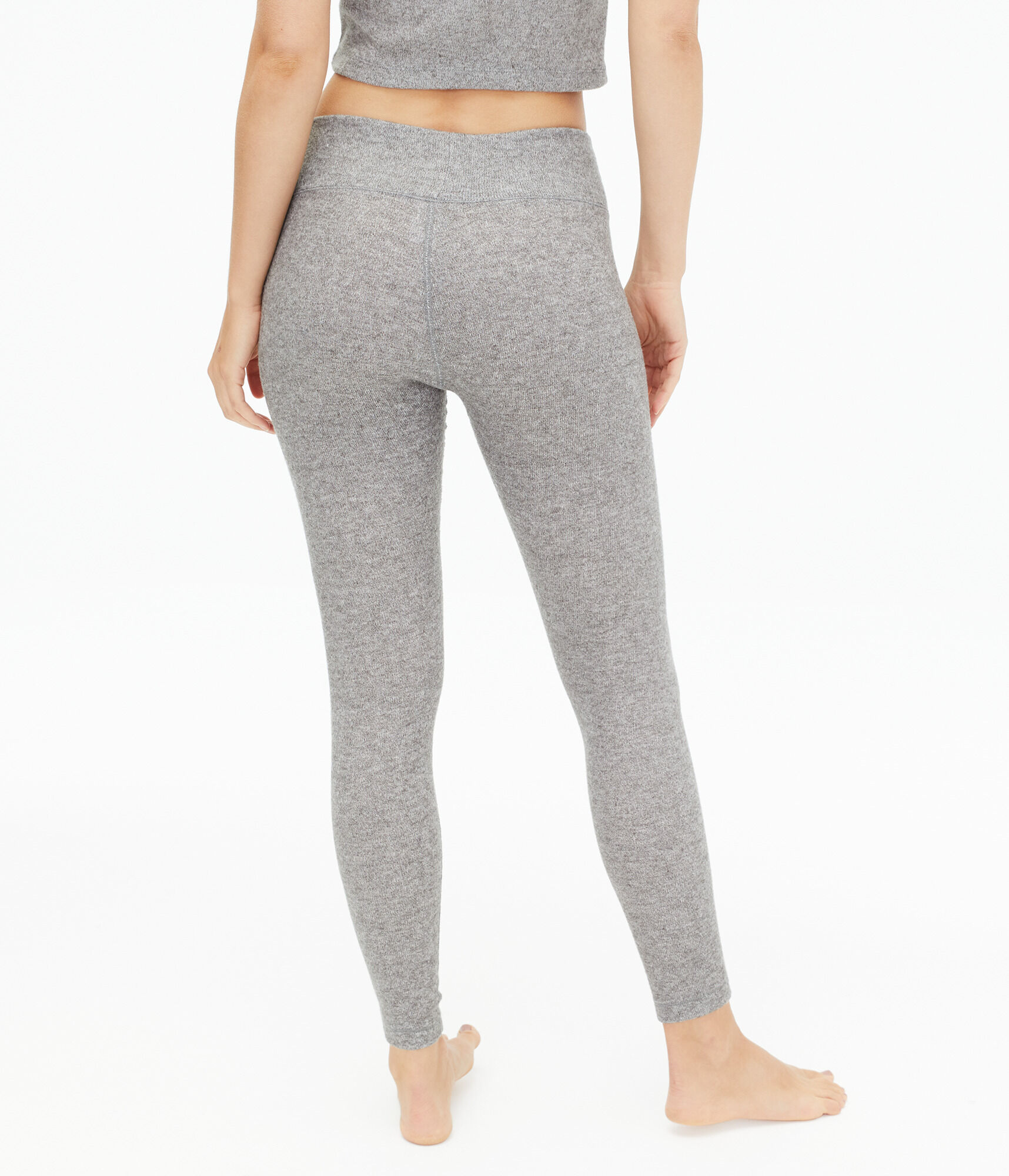 Brushed High-Rise Sleep Leggings