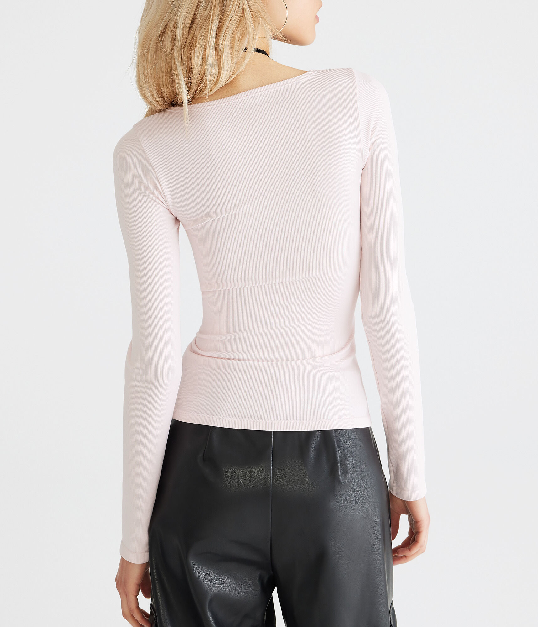 Long Sleeve Seriously Soft Sculpt Ruched Tee