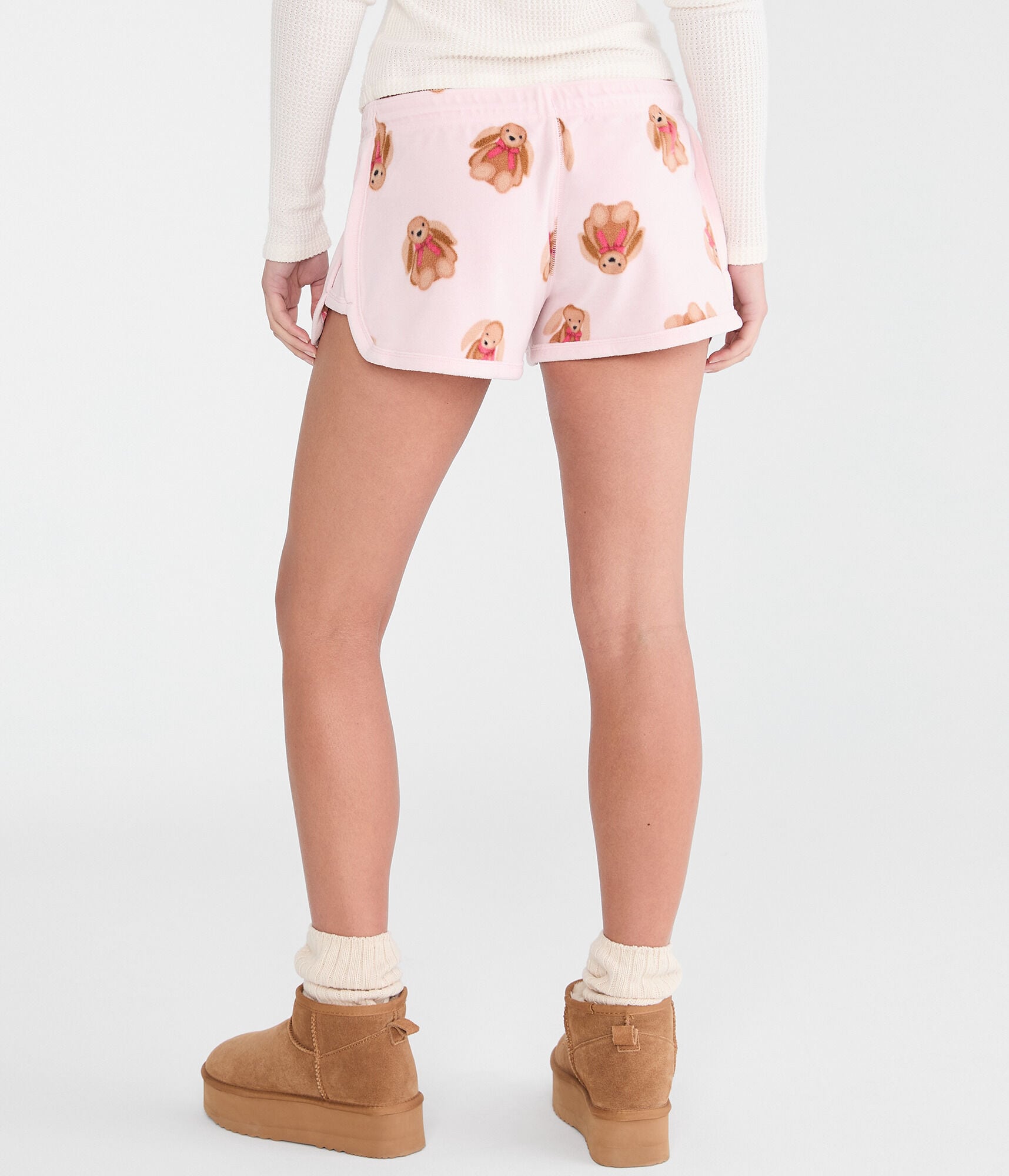Plush Bunny Polyfleece Sleep Shorts