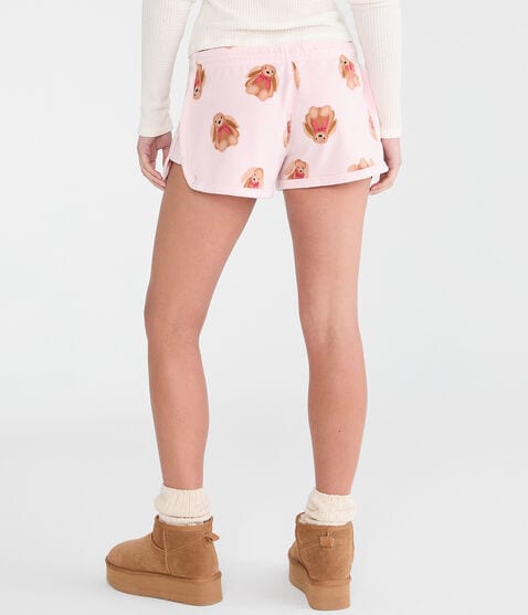 Plush Bunny Polyfleece Sleep Shorts Plush Bunny Polyfleece Sleep Shorts