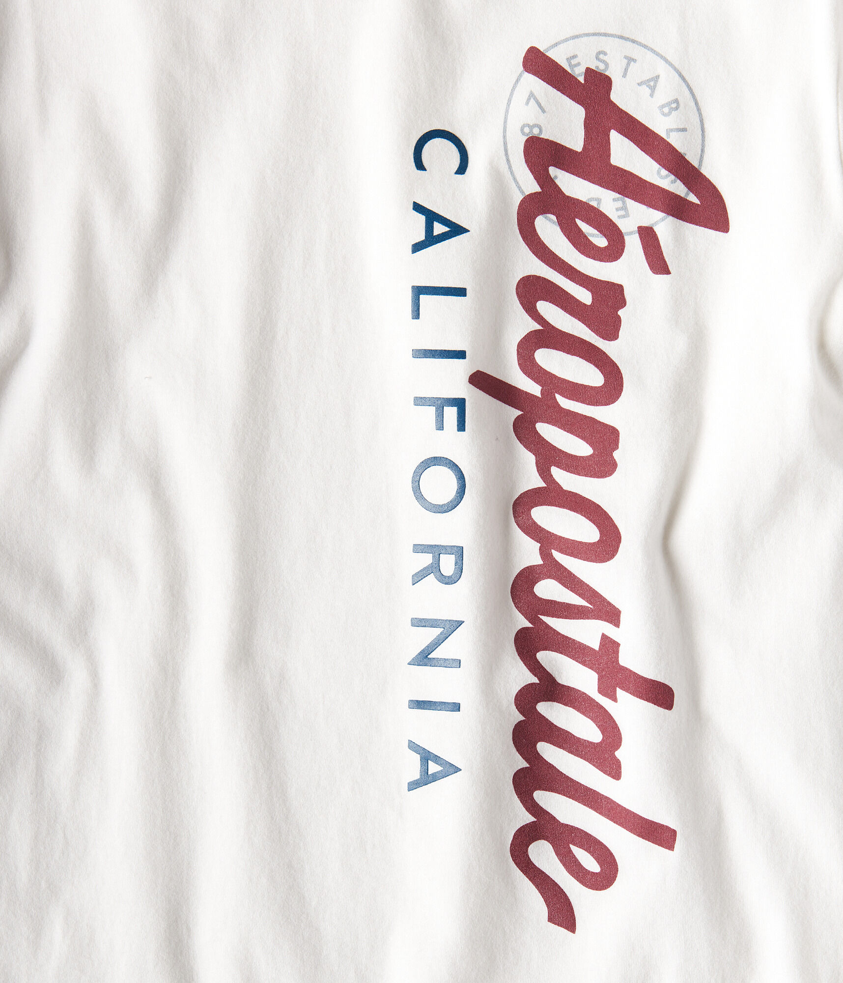 Vertical Aeropostale California Logo Graphic Tee