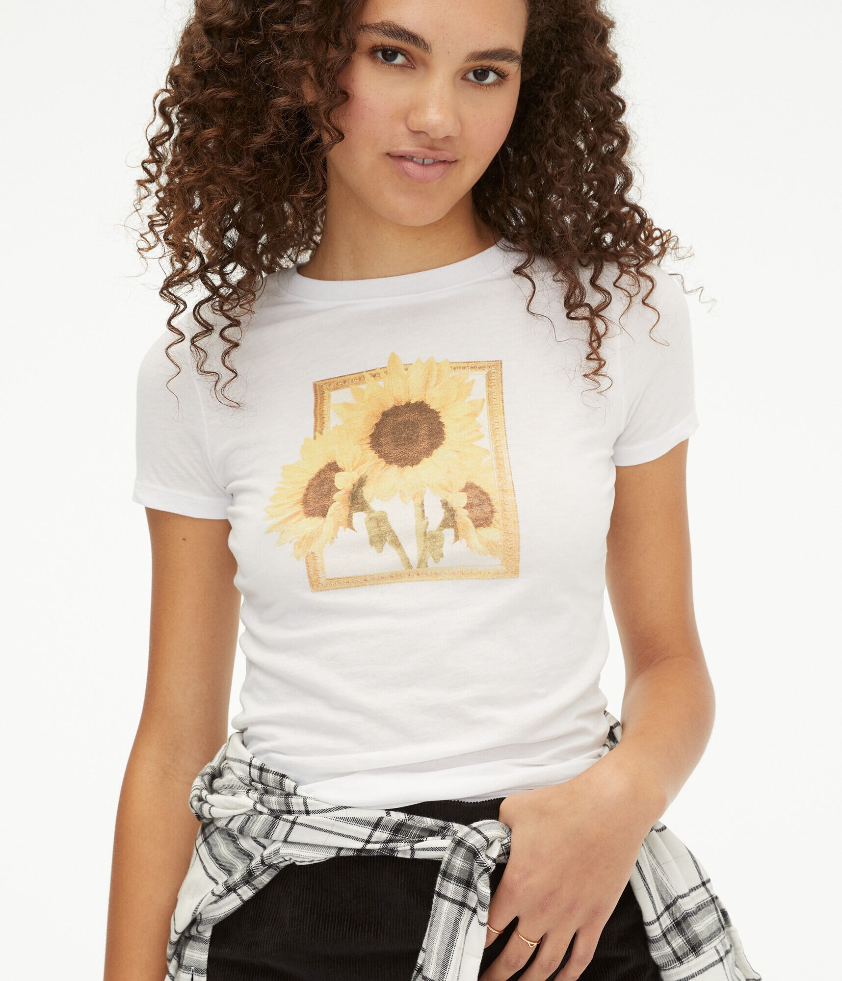 Framed Sunflowers Graphic Tee