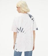 SpongeBob Emotions Tie-Dye Oversized Graphic Tee