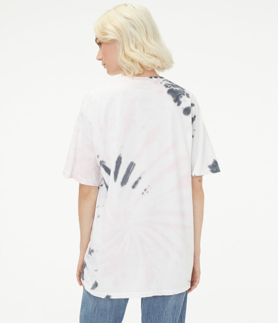 SpongeBob Emotions Tie-Dye Oversized Graphic Tee