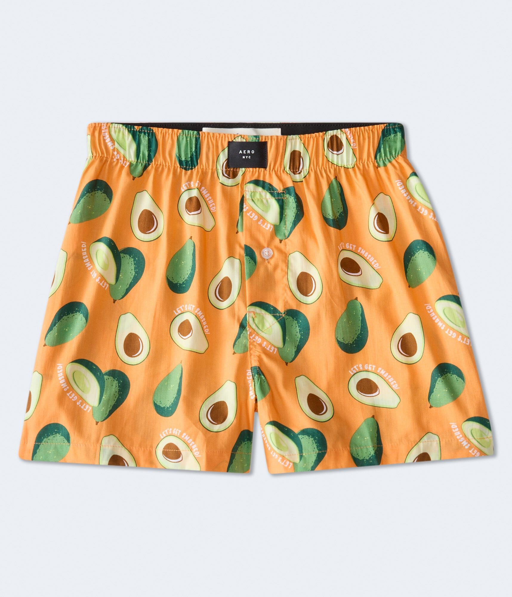 Smashed Avocado 4" Woven Boxers