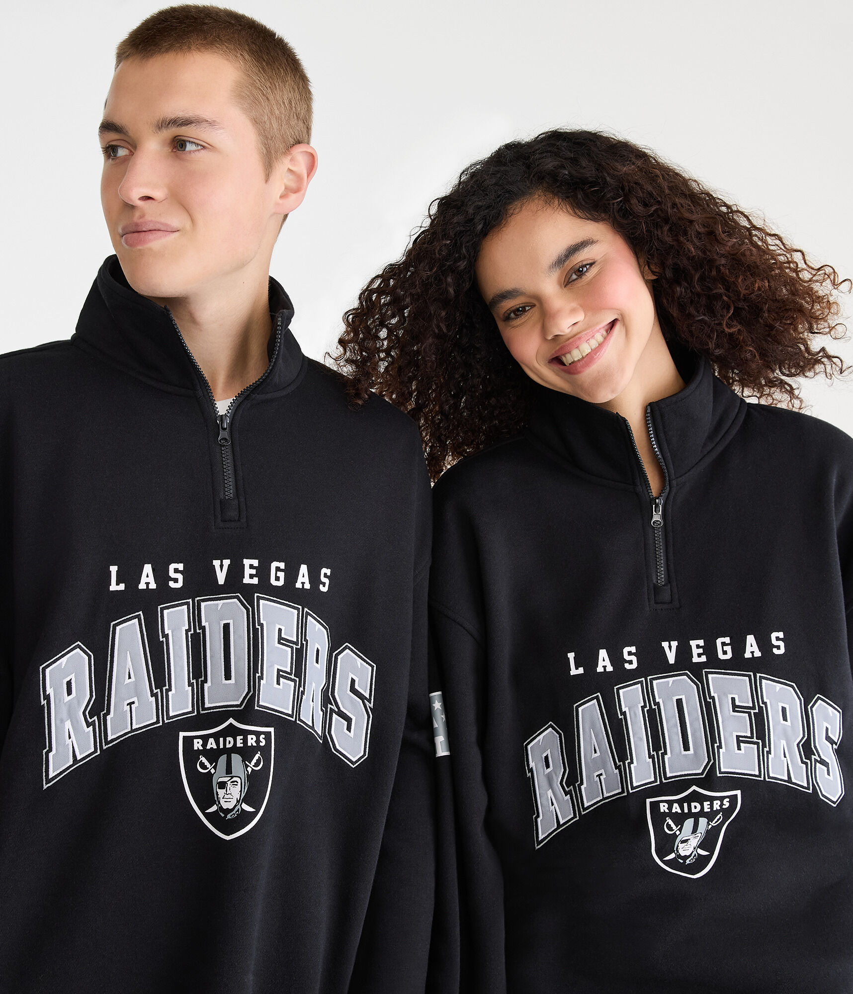 Las Vegas Raiders Quarter-Zip Sweatshirt