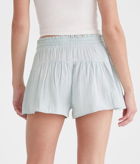 High-Rise Gauze Ruffle Shorts High-Rise Gauze Ruffle Shorts