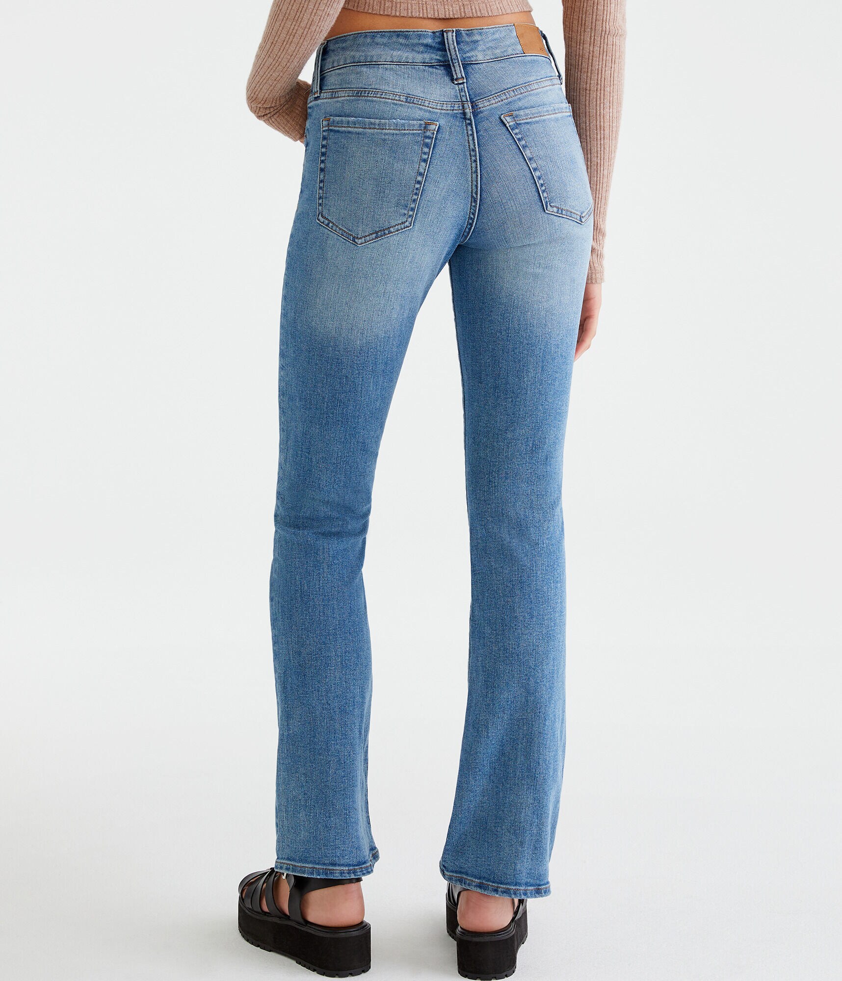 Mid-Rise Bootcut Jean