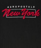 Aeropostale New York Box Logo Appliqué Graphic Tee