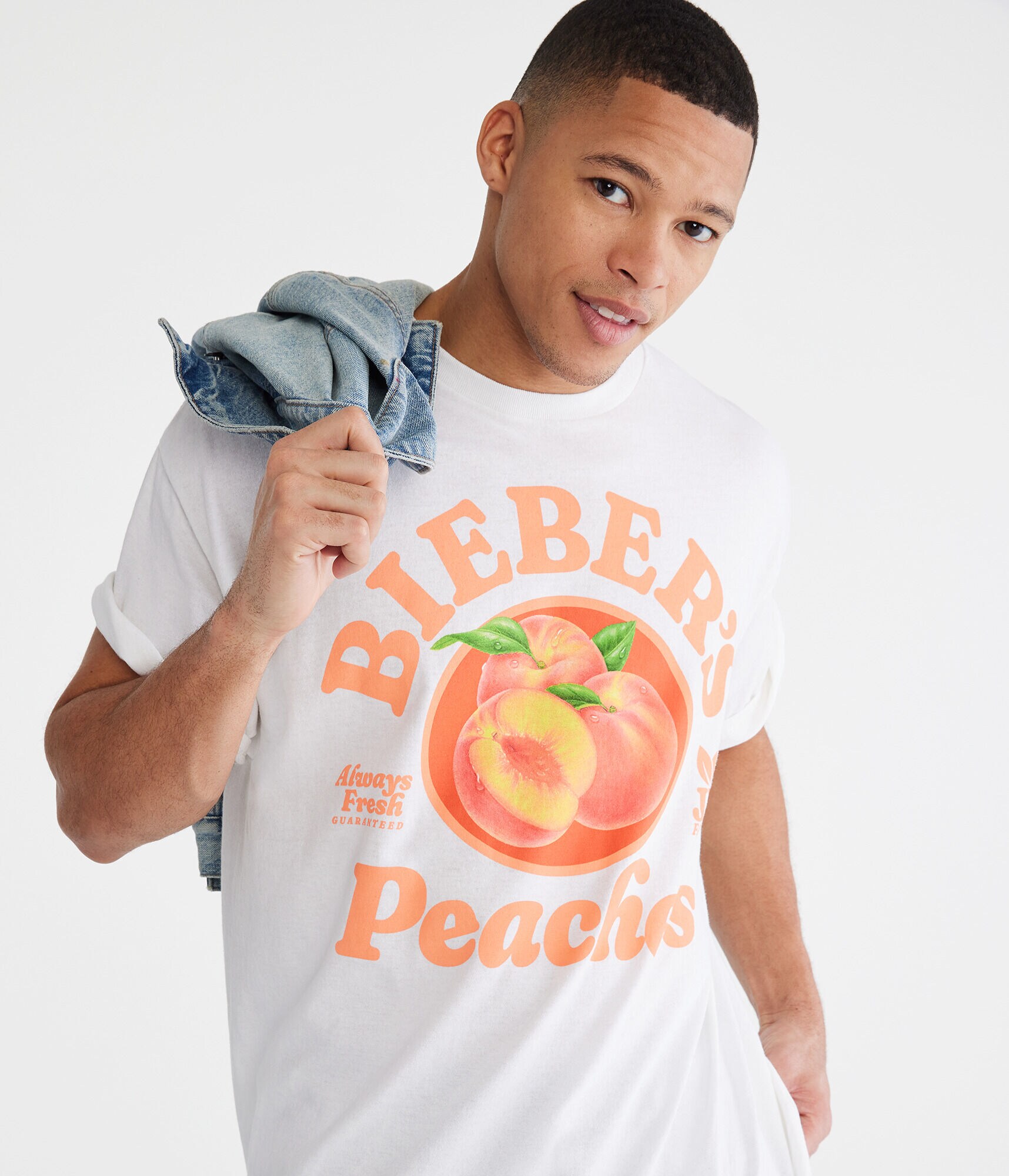Justin Bieber's Peaches Graphic Tee