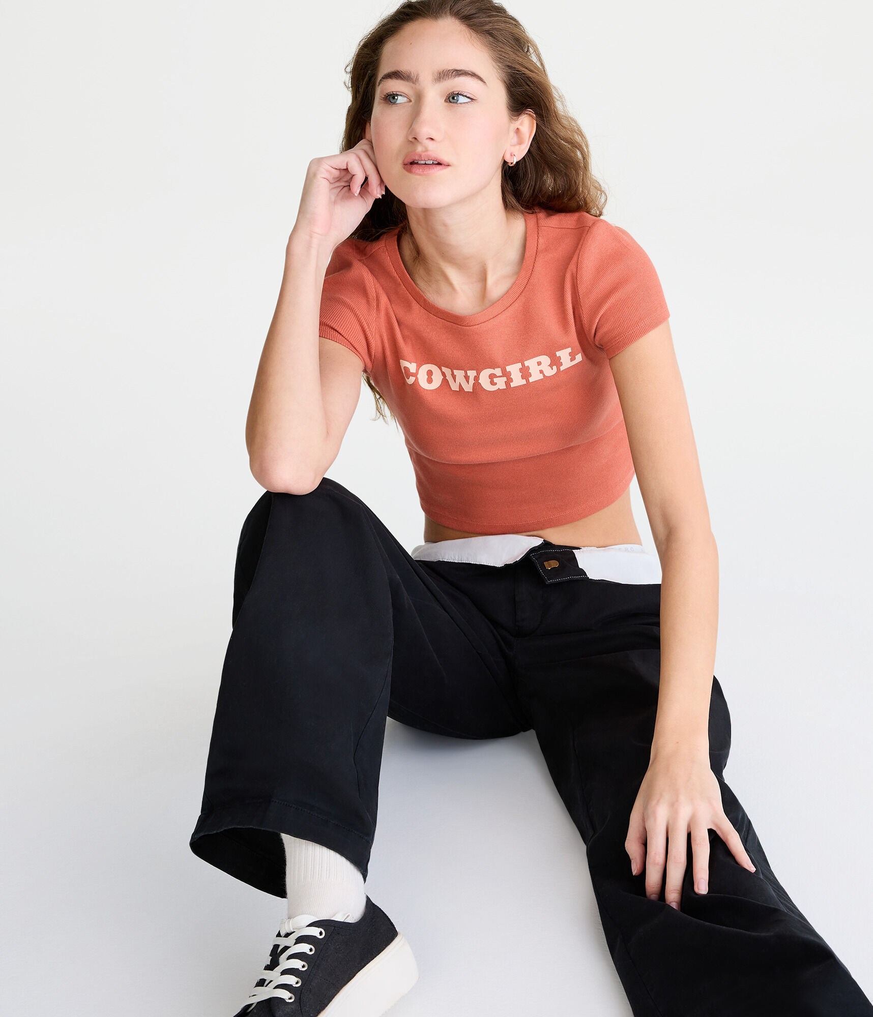 Seriously Soft Cowgirl Cropped Baby Tee
