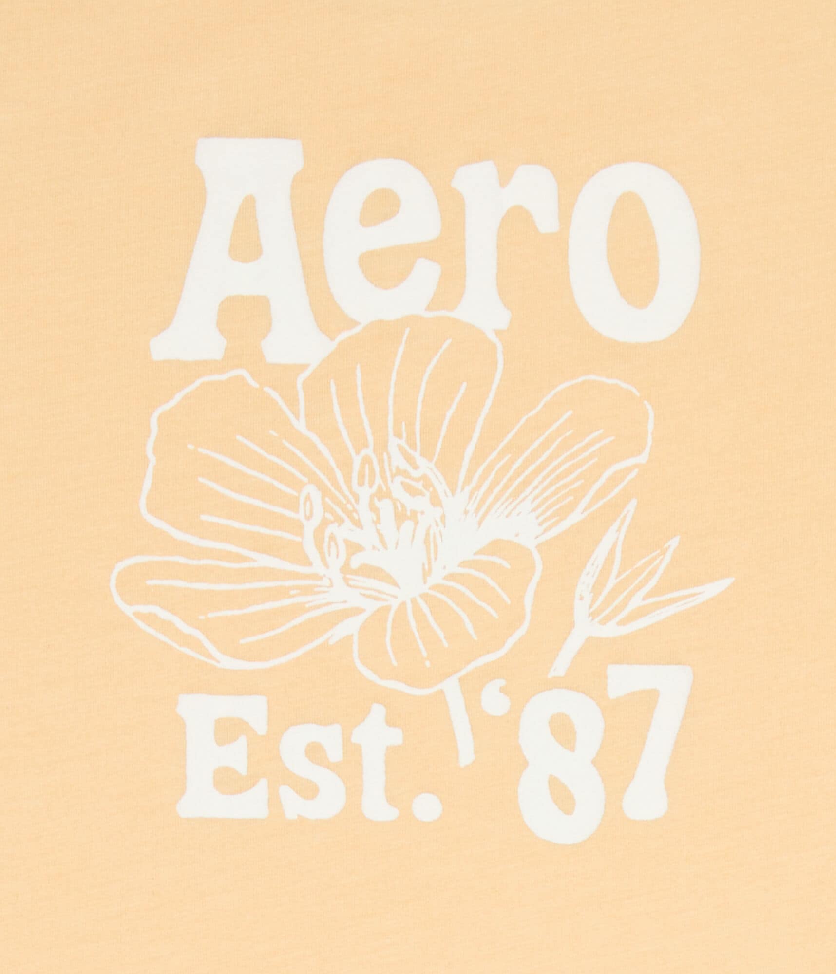 Aero '87 Floral Graphic Tee
