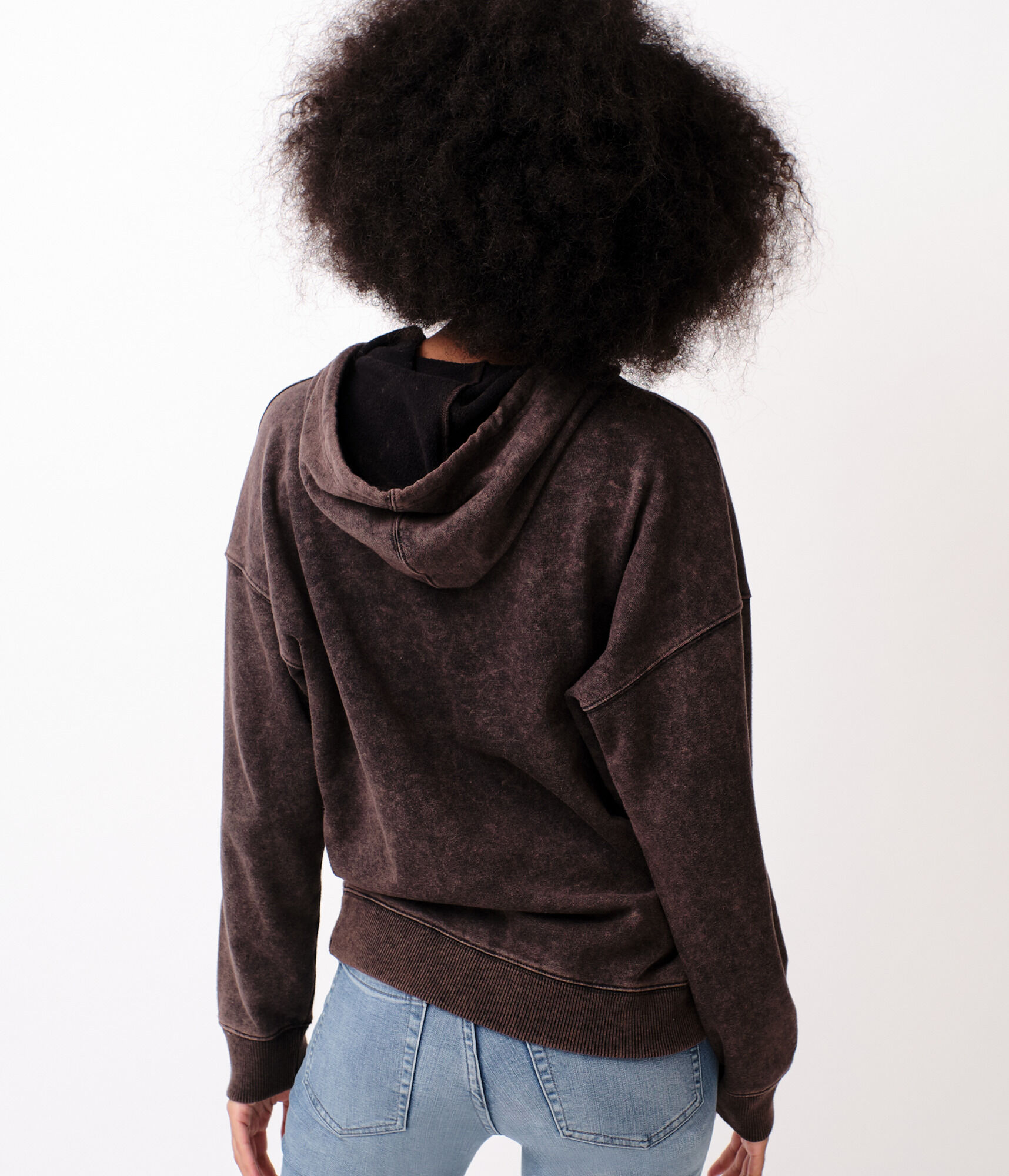 Washed Oversized Pullover Hoodie