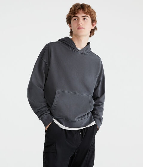 Boxy Pullover Hoodie Boxy Pullover Hoodie