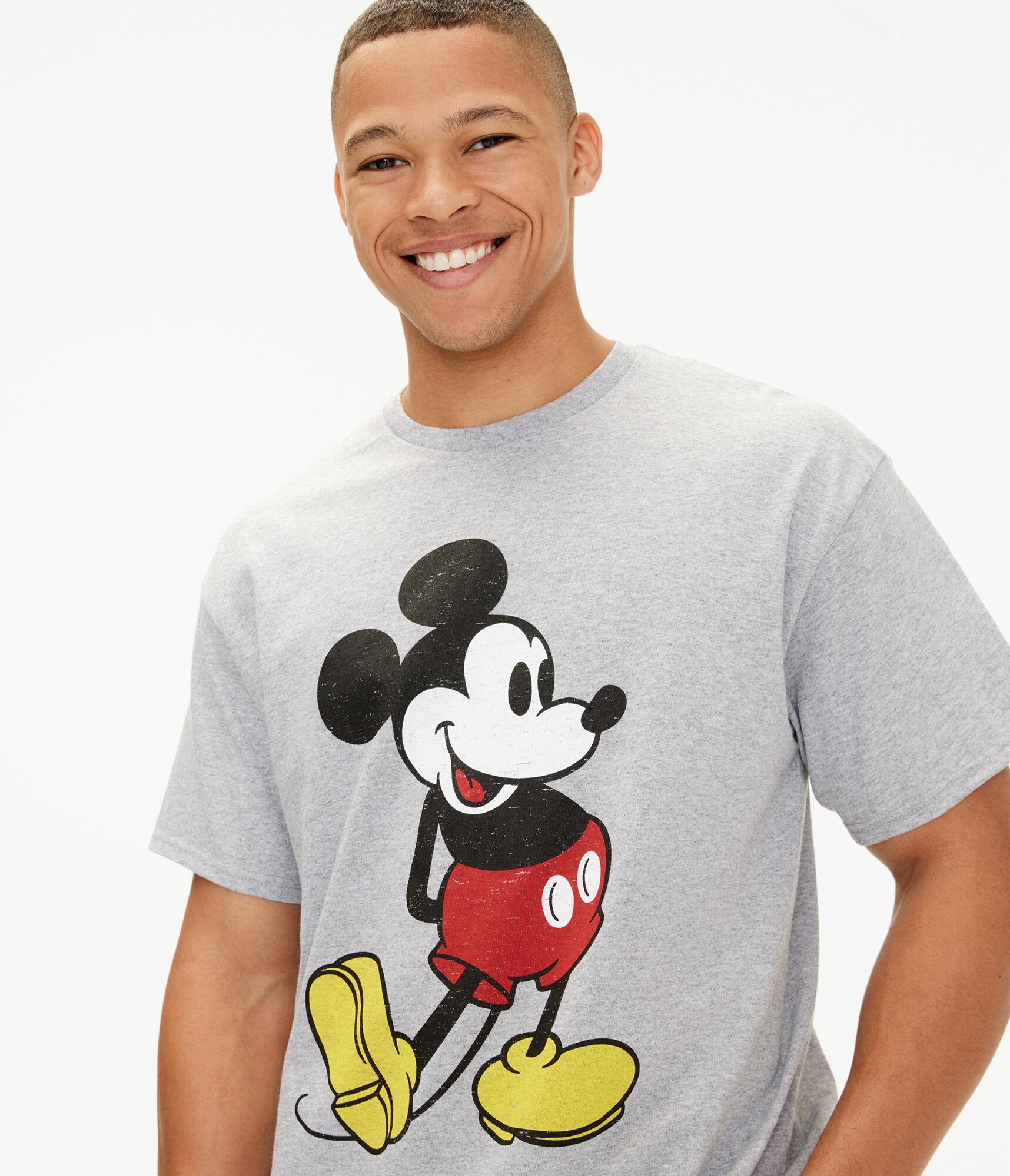 epa Mickey T“GRY” Women's Disney Mickey Heritage Cropped Graphic T-Shirt