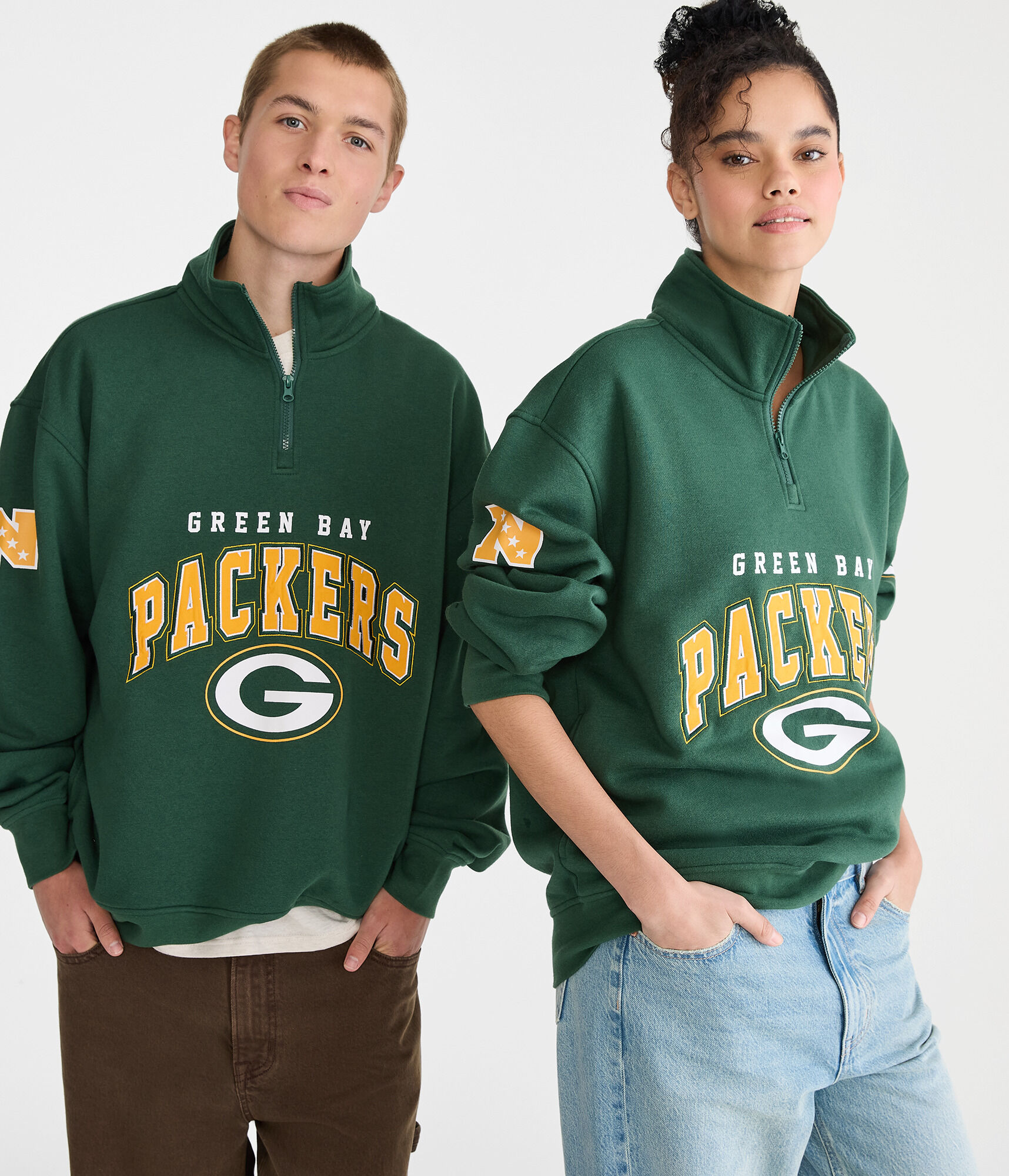 Green Bay Packers Quarter-Zip Sweatshirt